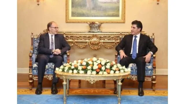 Prime Minister Nechirvan Barzani and U.S. Ambassador discuss the political process in Iraq