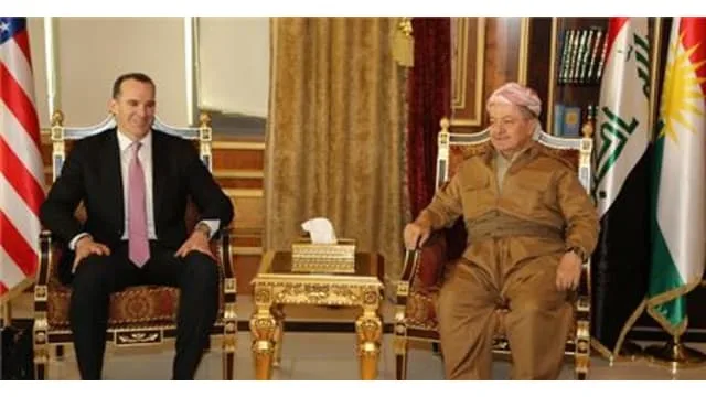 President Barzani receives Brett McGurk and his accompanying delegation