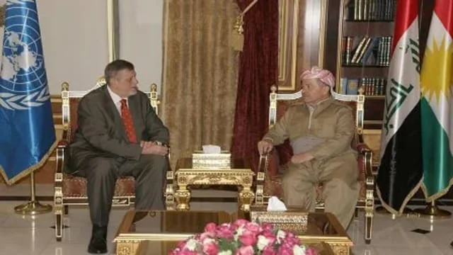 President Barzani received the Special Envoy of the Secretary-General of the United Nations in Iraq