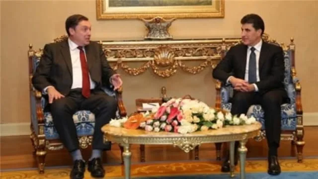Nechirvan Barzani receives British ambassador to Iraq