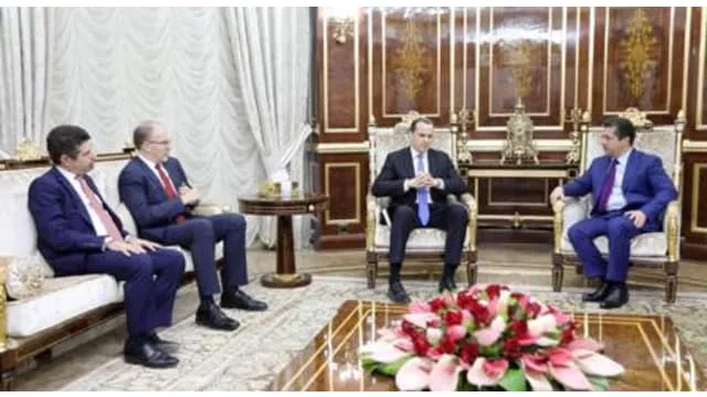 Masrour Barzani Chancellor of Kurdistan Security Council met with U.S. Special Presidential Envoy