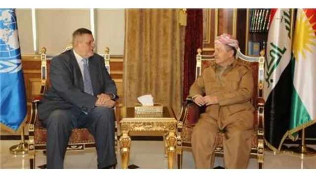President Barzani receives special envoy of the Secretary-General of the United Nations in Iraq