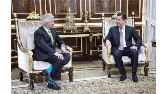 Chancellor of Kurdistan Region Security Council  Masrour Barzani’s meeting with EU Ambassador to Iraq