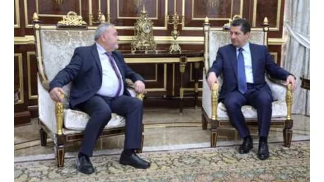 Kurdistan Region Security Council Chancellor Masrour Barzani meets with Romania Ambassador to Iraq