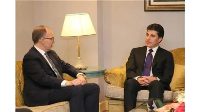 Nechirvan Barzani and U.S. Ambassador meets
