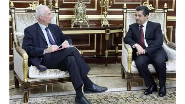 Masrour Barzani Kurdistan Regional Security Council meets with EU Counter-Terrorism Coordinator