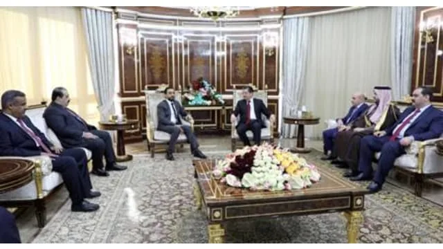 Chancellor Masrour Barzani receives Iraqi Speaker of Council of Representatives
