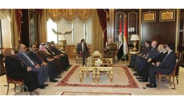 President Barzani Receives Speaker al-Halbousi