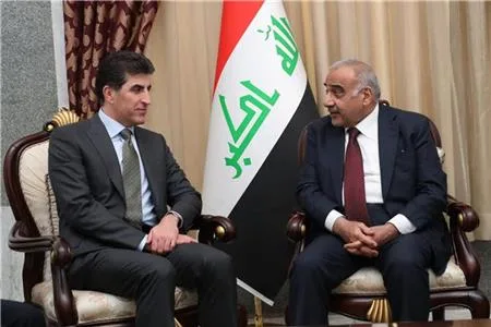 Prime Minister Nechirvan Barzani met the Iraqi Prime Minister Adil Abdul-Mahdi in Baghdad.