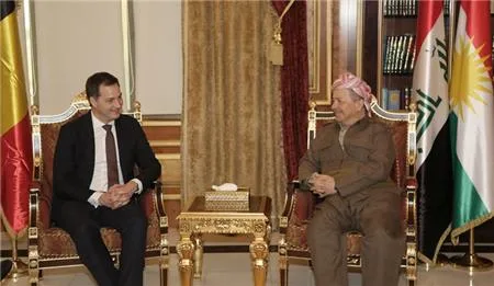 President Barzani Receives an E.U Delegation