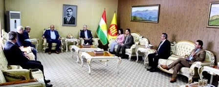 Hoshyar Siwaily Received  Paolo Bragana, Chairman of the United Nations Association of Germany with a delegation from the UNAG.