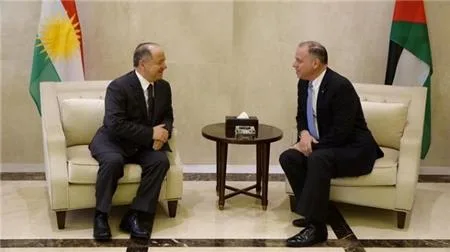 President Barzani arrives in Jordan at the invitation of King Abdullah II