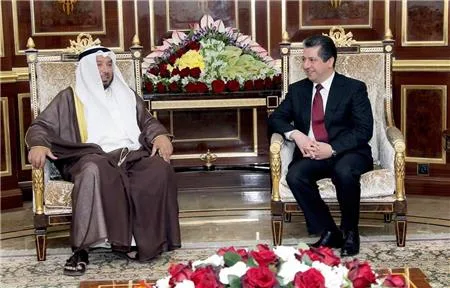 Masrour Barzani receives Chairman of the International Islamic Charitable Organization