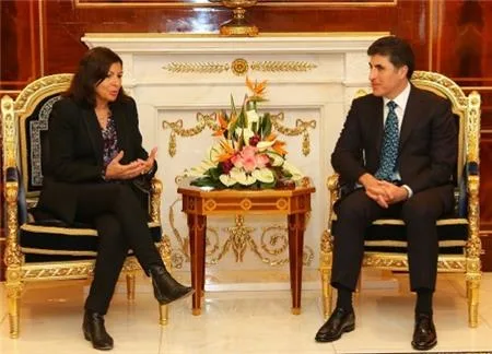 Prime Minister Barzani receives Paris Mayor
