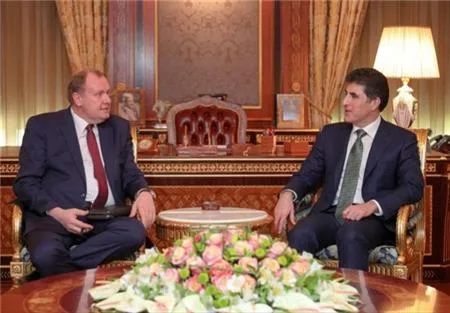 Prime Minister Barzani receives Russia's new Consul General