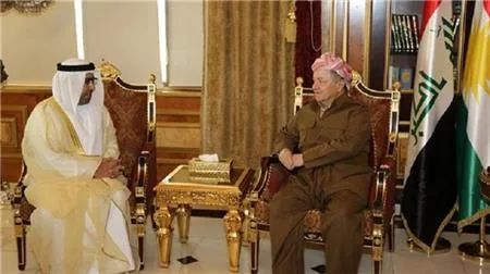 President Masoud Barzani Receives New UAE Envoy to Erbil