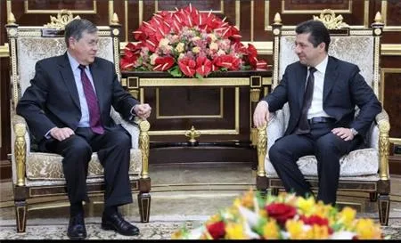 Chancellor Masrour Barzani received Diplomatic and military delagation from United States