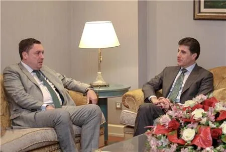 Nechirvan Barzani receives British Ambassador