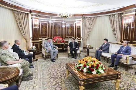 Masrour Barzani Chancellor of Kurdistan Regional Security Council meeting with UK Ambassador to Iraq