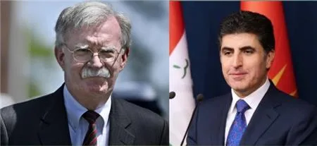 Bolton Congratulates Nechirvan Barzani on Presidency