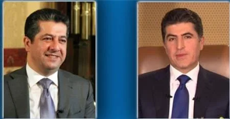 Kurdistan President Congratulates PM Barzani on Formation of New Cabinet