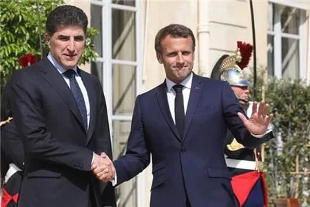 President of the Kurdistan Region Speaks on His Meeting with President Macron