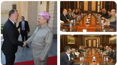 President Masoud Barzani, received HDP Delegation and Discuss Kurdish issues in Turkey