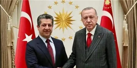 PM Barzani Received by Erdogan in Ankara
