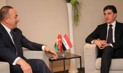 President Nechirvan Barzani meets with Turkey’s Foreign Minister Çavuşoğlu