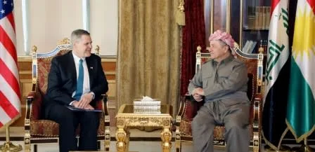 US Ambassador visites President Barzani and Commends His Role in Promoting Unity Among Syrian Kurds