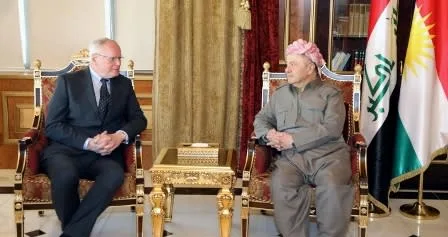 US envoy Jeffrey discusses Iraq, Syria with senior Kurdish officials in Erbil