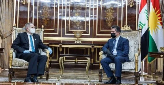 Masrour Barzani, Prime Minister of the Kurdistan Regional Government received US Ambassador Discuss KRG Role in Forthcoming US-Iraq Strategic Dialogue
