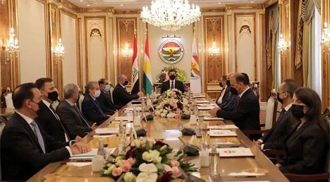 The President of the Kurdistan Region presides at the meeting of the Kurdistan Democratic Party and the Patriotic Union of Kurdistan