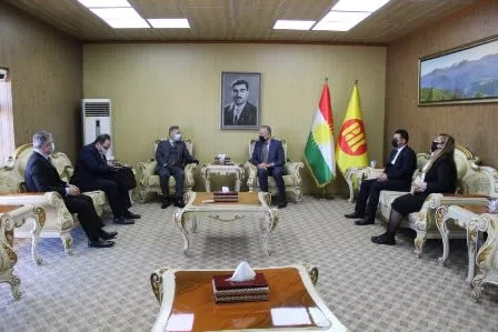 The Consul General of Turkey in Kurdistan Region visited the Kurdistan Democratic Party Foreign Relations Office