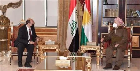 President Masoud Barzani received Hazem Tahsin Beg, Emir of the Yazidis