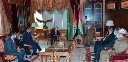 President Masoud Barzani received the Secretary General of the Arab League
