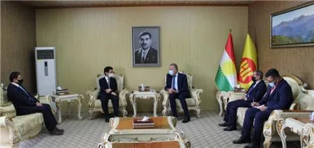 Japanese consul in Erbil visits  
Kurdistan Democratic Party Foreign Relations Office.
