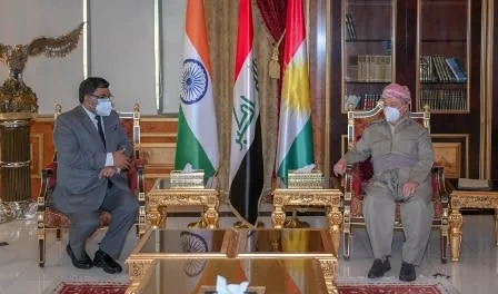 Indian Ambassador to President Barzani :we Hopes to Expanded our Relations with Kurdistan Region