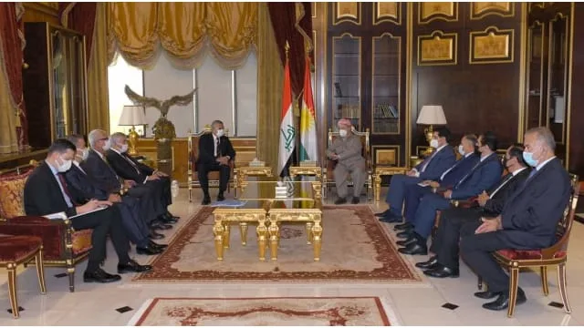 President Masoud Barzani reiterated that the destiny of the peoples of the region is to live together and the best way for this is through peace, brotherhood, solutions to problems and abandoning the language of denial.