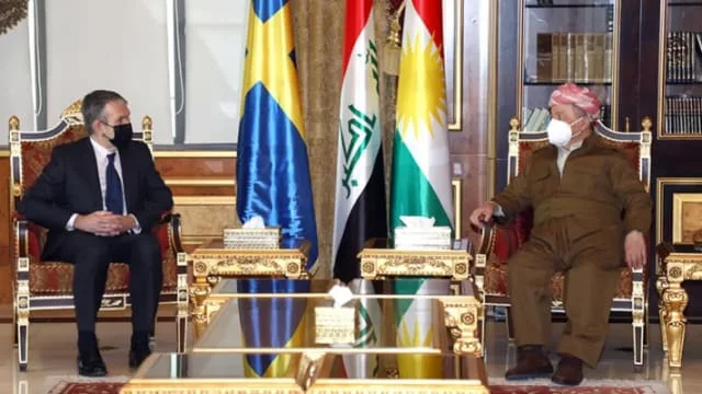 The Swedish Ambassador in Iraq praised the Peshmerga forces of Kurdistan Region for their role in the war against terrorism.