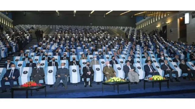 President Barzani presented a speech at the Kurdish Dispora Confederation Congress