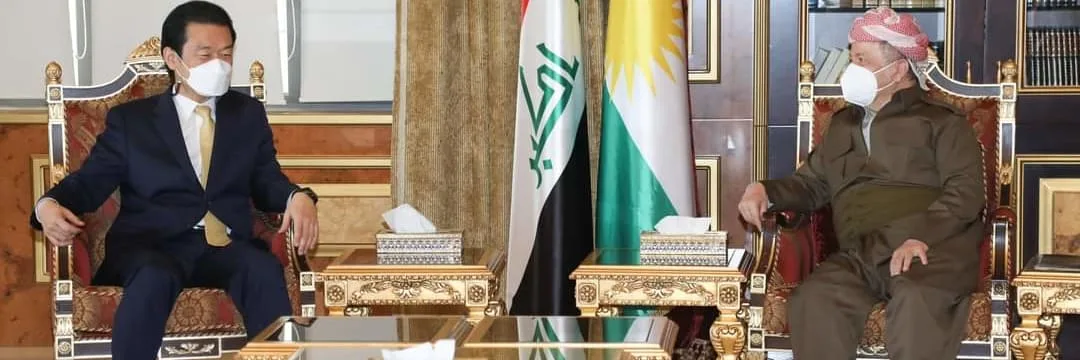 President Masoud Barzani receives the General Consul of South Korea in the Kurdistan Region.