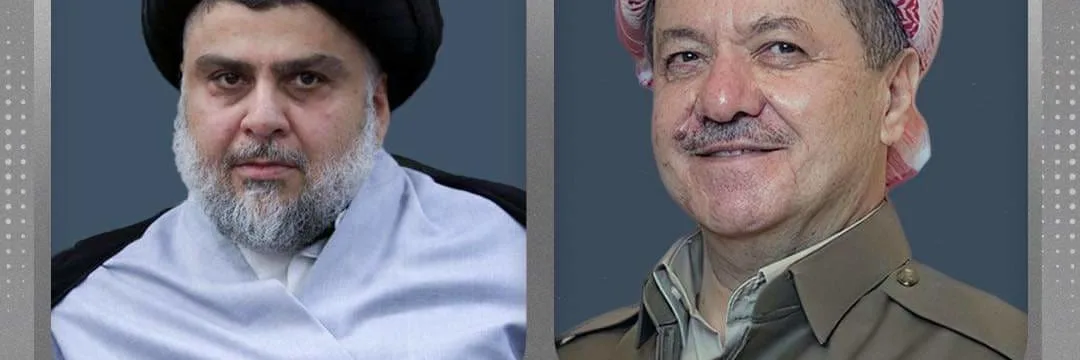 President Barzani and  Sayyid Muqtada al-Sadr discussed the political situation in Iraq over the phone