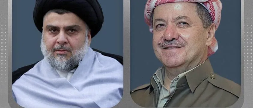 الرئيس بارزاني والصدر يتناولان آخر مستجدات العملية السياسية الحالية