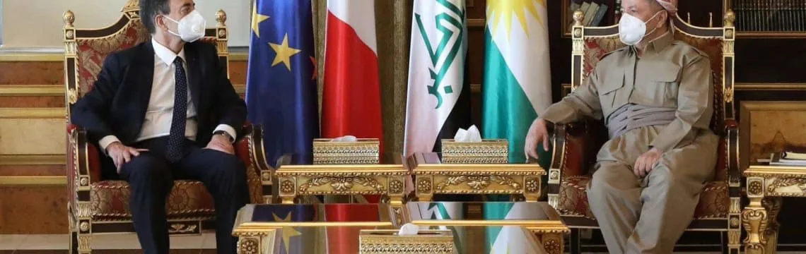 President Barzani and French Ambassador discussed telephone conversation between President Barzani and President Macron and relations between the two nations