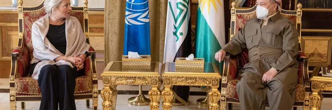 President Masoud Barzani receives the Special Envoy of the Secretary-General of the United Nations
