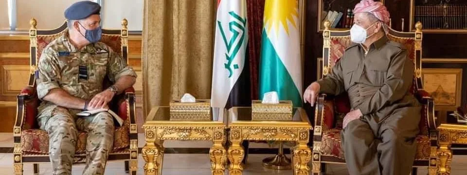 Marshal Sammy Sampson Senior UK Military Advisor for the Middle East and North Africa reaffirmed his country's commitment to friendship and alliance with the Kurdistan Region and support and coordination with the Kurdistan Peshmerga forces.