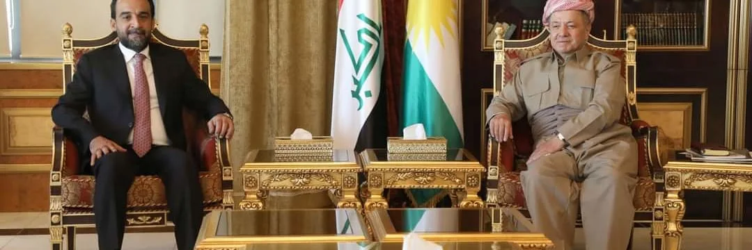President Barzani receives the Speaker of the House of Representatives and the Leader of the Sovereignty Coalition.