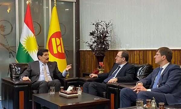 Secretary of the KDP Political Bureau received the Russian Federation Ambassador to Iraq.