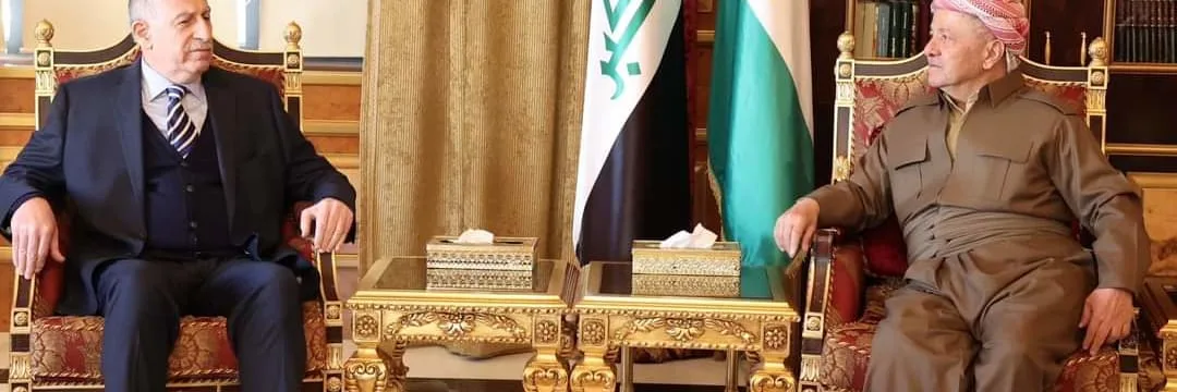 President Barzani receives the leader of the Liberation and Development Front